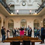 Imagen de archivo de una de las visitas guiadades del festival Open House Bilbao 