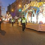 Operativo especial durante la cabalgata de los Reyes Magos en Bilbao. BILBAO.EUS
