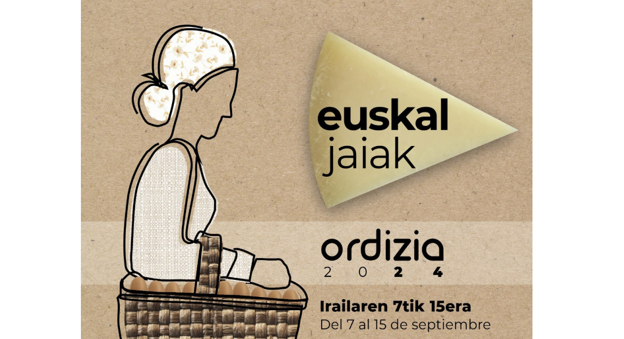 Cartel anunciador de las Euskal Jaiak de Ordizia de este año