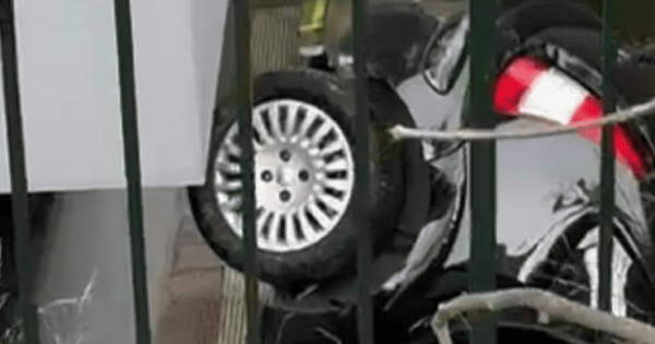 Accidente en el Grupo Mendialde de Ortuella. ONDA VASCA