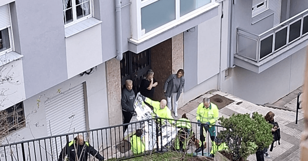 Accidente en el Grupo Mendialde de Ortuella. ONDA VASCA