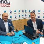 Andoni Ortuzar con Txema Gutiérrez en ONDA VASCA