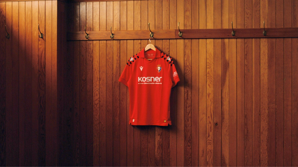 Imagen de la presentación de la nueva camiseta de CA Osasuna. Foto: CA Osasuna
