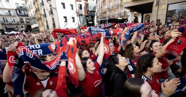 Recibimiento institucional a Osasuna como subcampeón de Copa. Foto: C.A. Osasuna