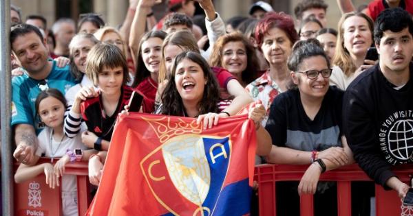Recibimiento institucional a Osasuna como subcampeón de Copa. Foto: C.A. Osasuna