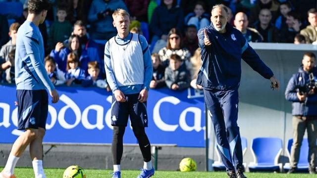 Oskarsson será baja por sanción conta el Deportivo. ARNAITZ RUBIO