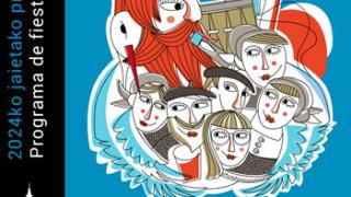 Cartel anunciador de las fiestas de Orduña, Otxomaios 2024