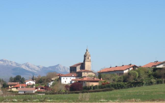 Vista de la localidad alavesa de Barrundia - Imágenes de Google