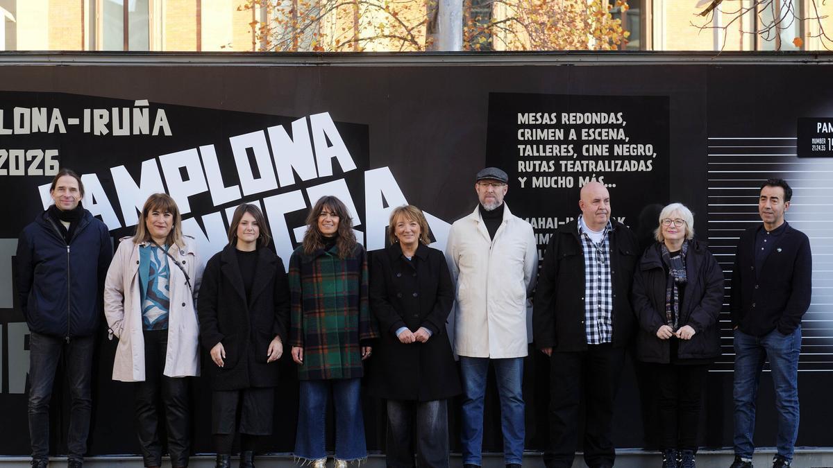 Presentación del Festival Pamplona Negra 2026. Iban Aguinaga