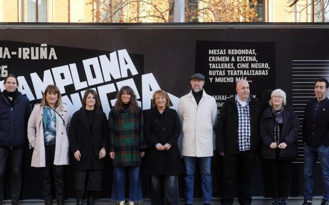 Presentación del Festival Pamplona Negra 2026. Iban Aguinaga