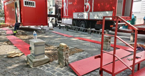 Iruña se prepara para los Sanfermines 2023. Foto: Ayuntamiento de Pamplona