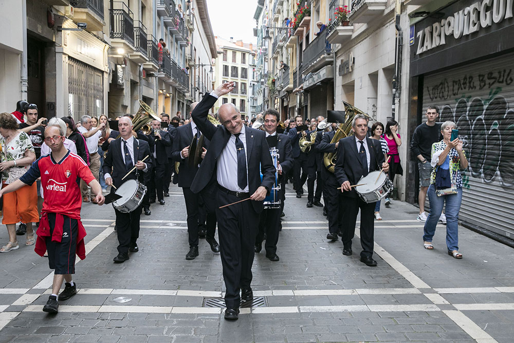 La Pamplonesa, por las calles del Casco Antiguo. Foto: Ayuntamiento de Pamplona