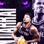 El anuncio de la prolongación del contrato de Melwin Pantzar. Foto: Bilbao Basket