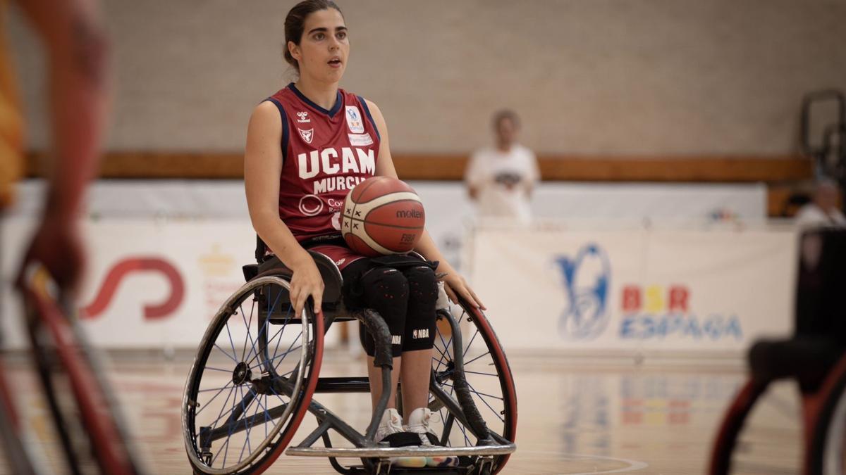 Beatriz Zudaire, jugadora de baloncesto. Foto: Gobierno de Navarra