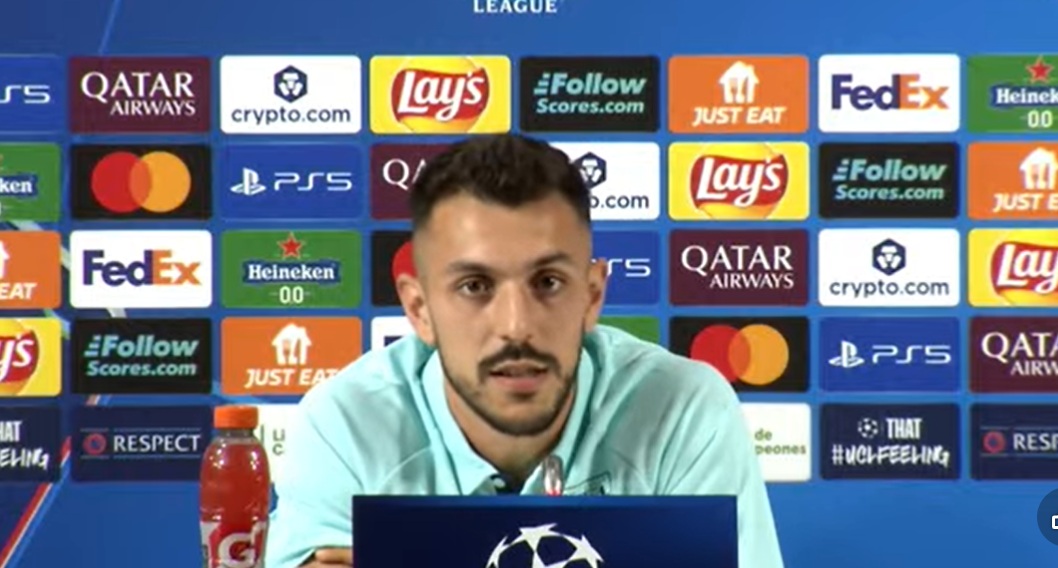 Aitor Paredes ha ofrecido rueda de prensa esta tarde en San Mamés ante la llegada del Qarabag