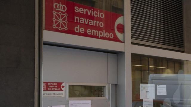 Foto de archivo de una oficina del Servicio Navarro de Empleo. Patxi Cascante