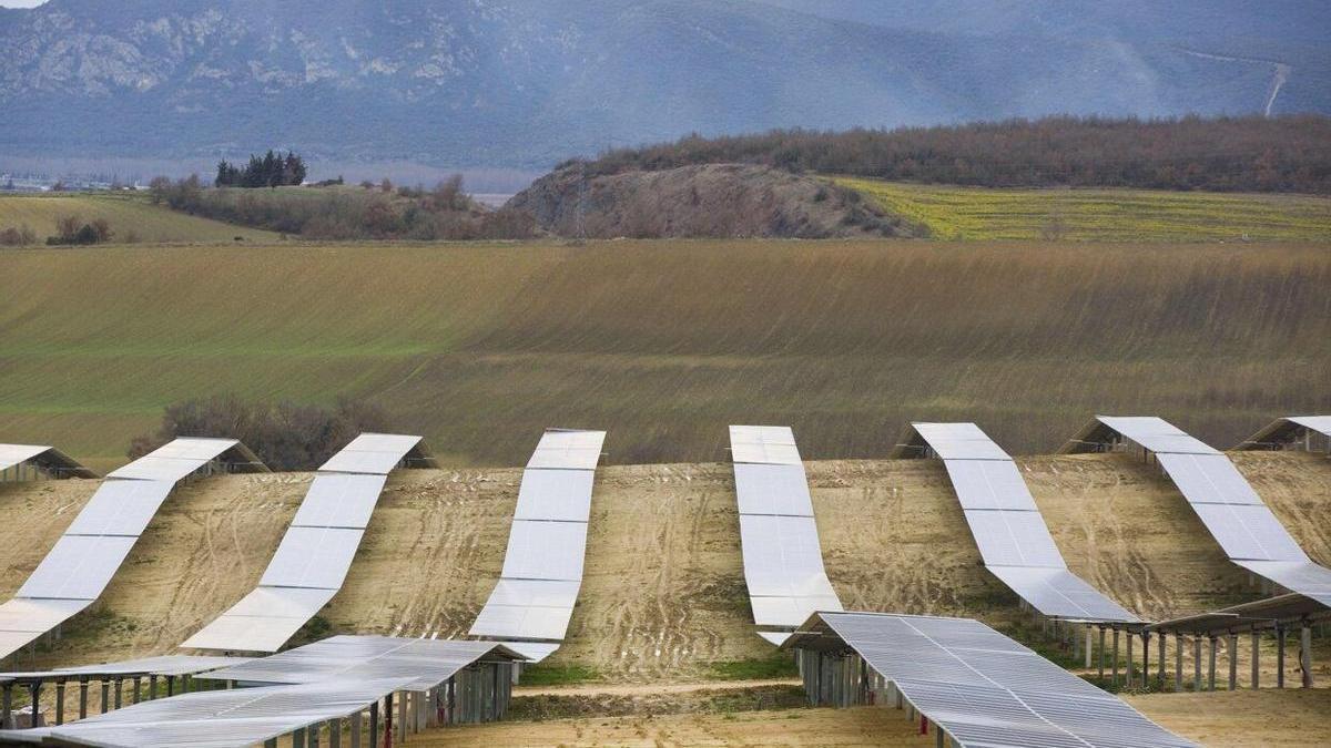 Un parque solar en territorio alavés ajeno a esta información David Aguilar