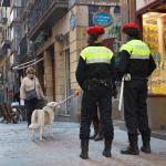 Una patrulla de la policía Municipal en el Casco Viejo de Bilbao | Bilboko Udala