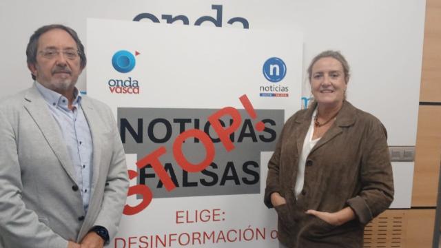 Patxi Olabarria, presidente de KOOPERATIBEN KONTSEILUA y Vice-Presidente de KONFEKOOP, y a Belén Balerdi, secretaria general técnica de KOOPERATIBEN KONTSEILUA