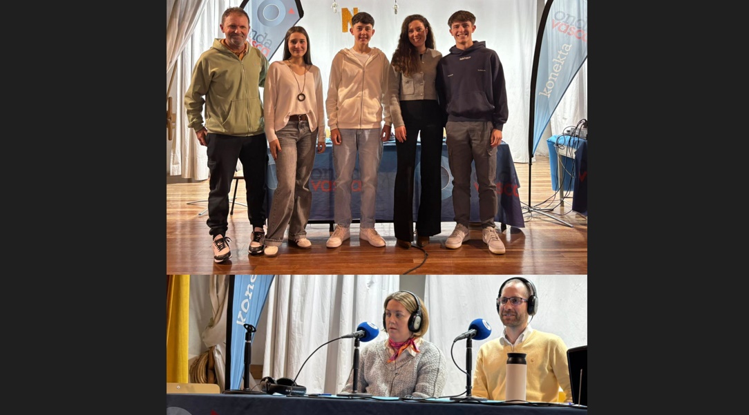 Alumnos y profesores del Colegio San Vicente de Paúl.