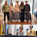 Alumnos y profesores del Colegio San Vicente de Paúl.