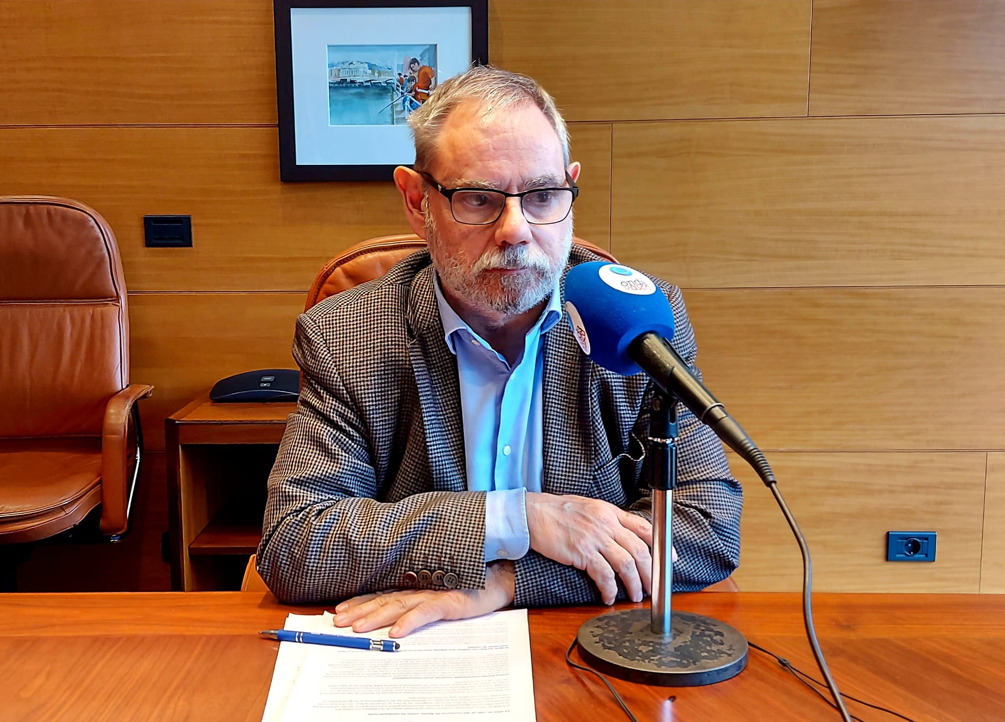 Pedro Barreiro, gerente del Consorcio de Aguas Bilbao Bizkaia, en una imagen de archivo