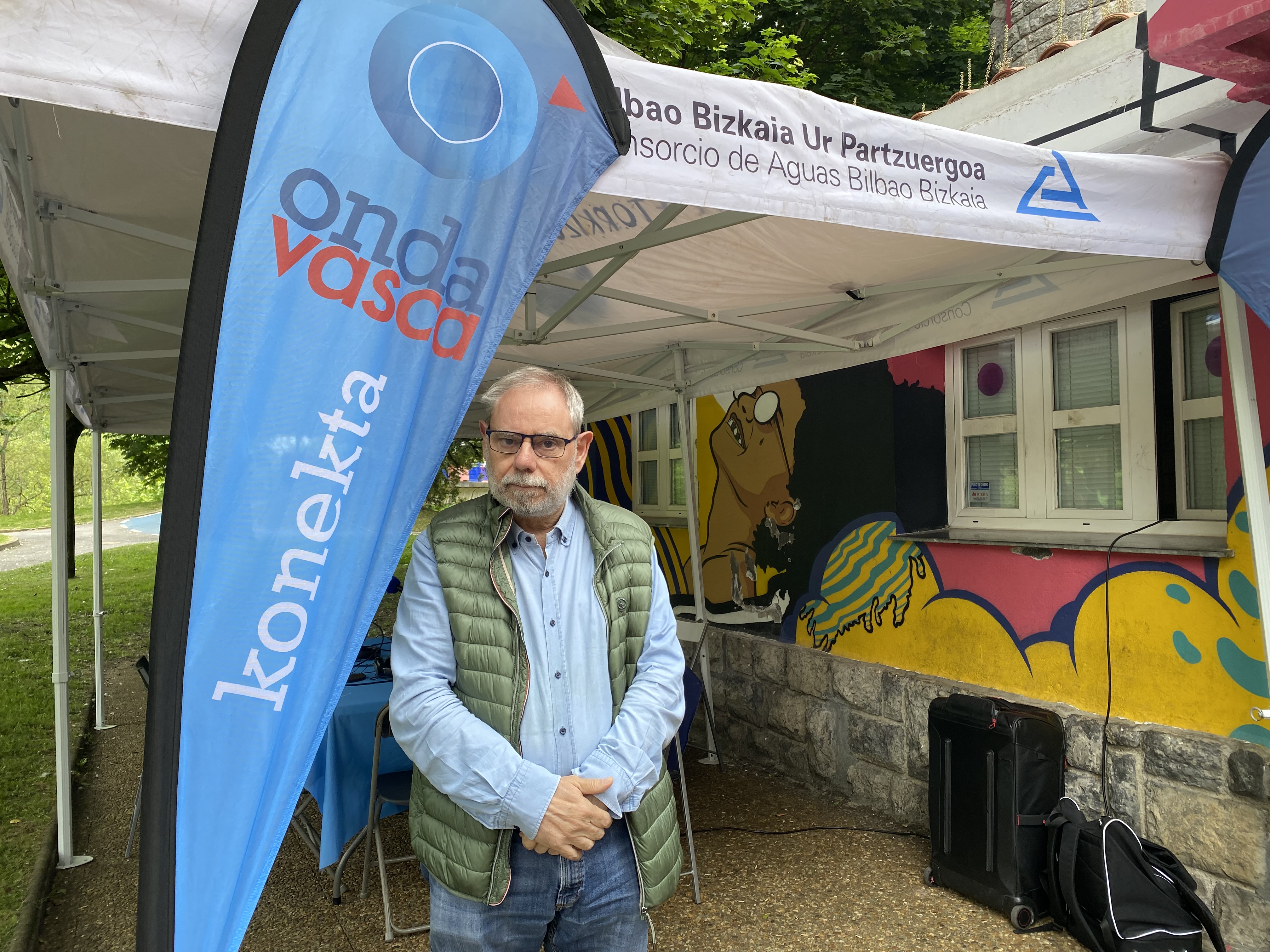 El director gerente del Consorcio de Aguas de Bilbao-Bizkaia, Pedro Barreiro