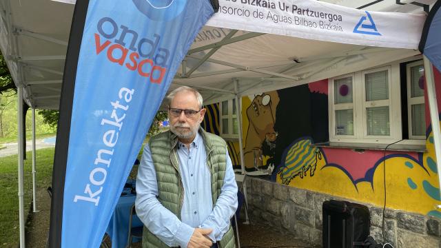 El director gerente del Consorcio de Aguas de Bilbao-Bizkaia, Pedro Barreiro