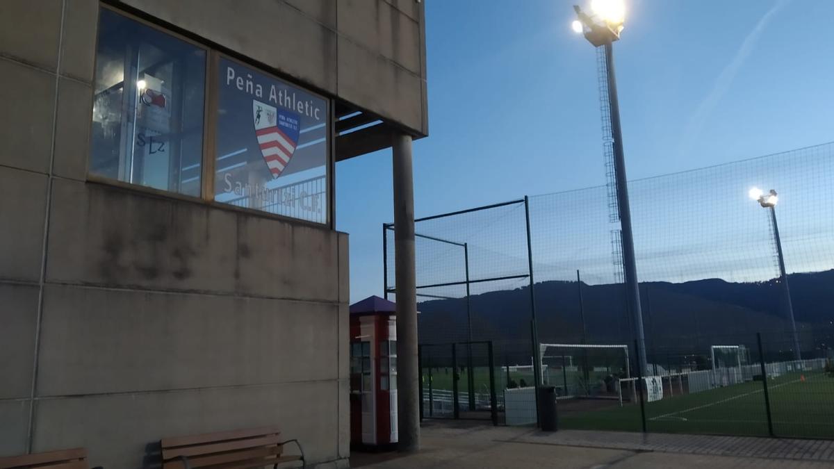 Instalaciones del campo Benjamín Martínez de la Peña Athletic José Mari Martínez