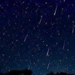 Imagen de una lluvia de estrellas