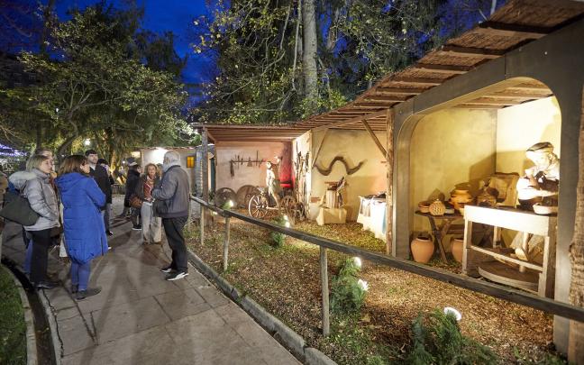 Imágenes del belén de La Florida de Gasteiz. Fotos: Ayuntamiento de Gasteiz