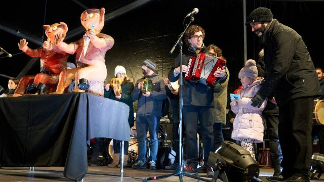 Imagen de una edición anterior de la celebración de San Antón. Fotos: Ayuntamiento de Gasteiz