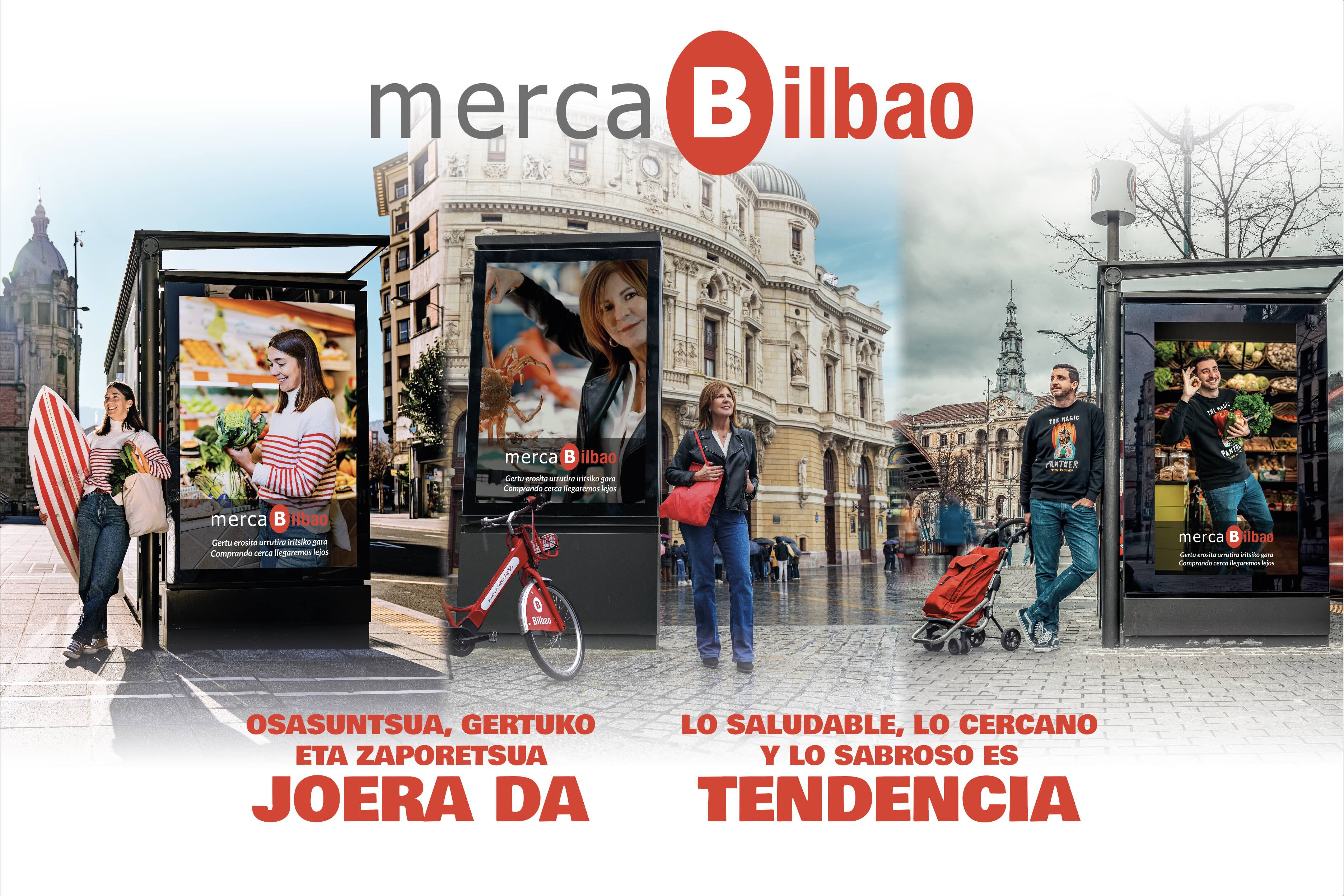 Cartel promocional de la campaña de Mercabilbao.