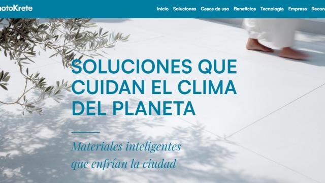 Imagen de la página web de PhotoKrete. PHOTOKRETE