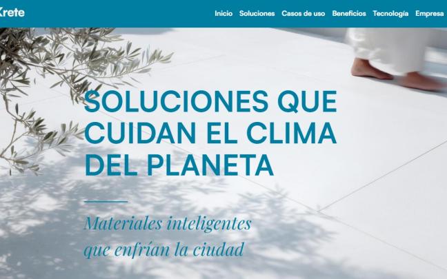 Imagen de la página web de PhotoKrete. PHOTOKRETE