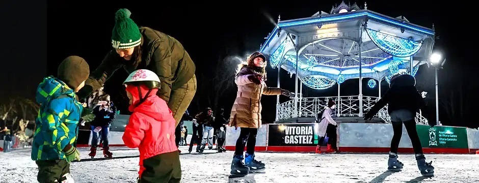 Pista de hielo del parque de La Florida. EP