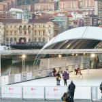 Imagen de la pista de hielo en Bilbao. BILBOKO UDALA