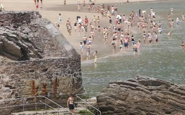 Zona del Pico del Loro, junto a la Playa de Ondarreta, en una imagen de archivo