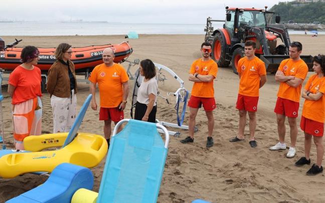 Presentación de la temporada de playas de Bizkaia. Pankra Nieto