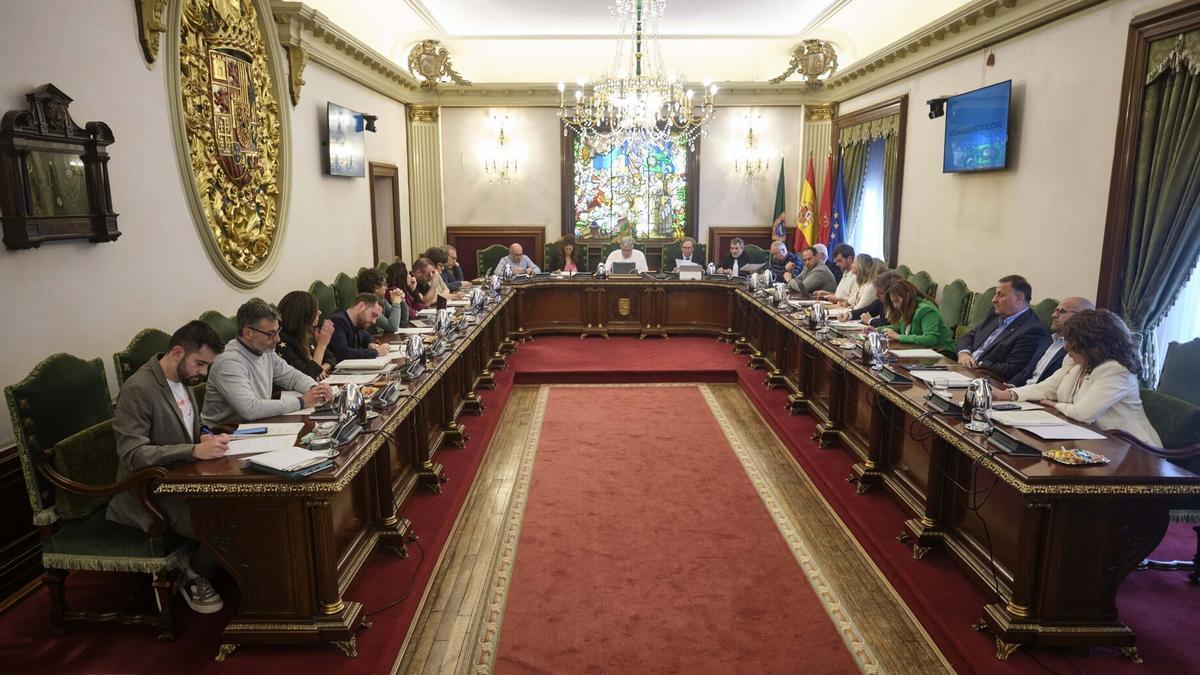 Pleno del Ayuntamiento de Pamplona. Iban Aguinaga