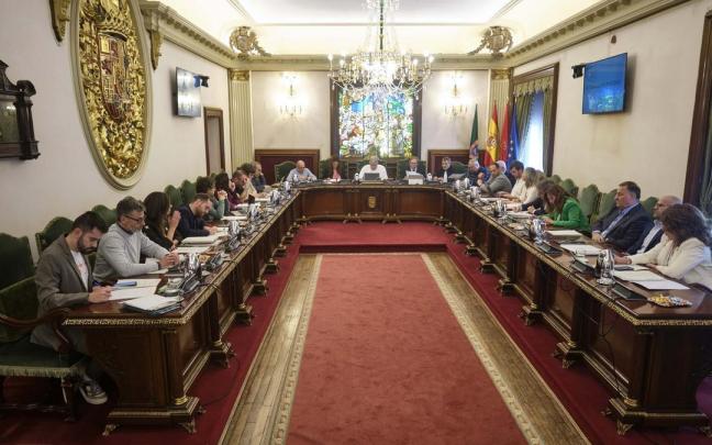 Pleno del Ayuntamiento de Pamplona. Iban Aguinaga