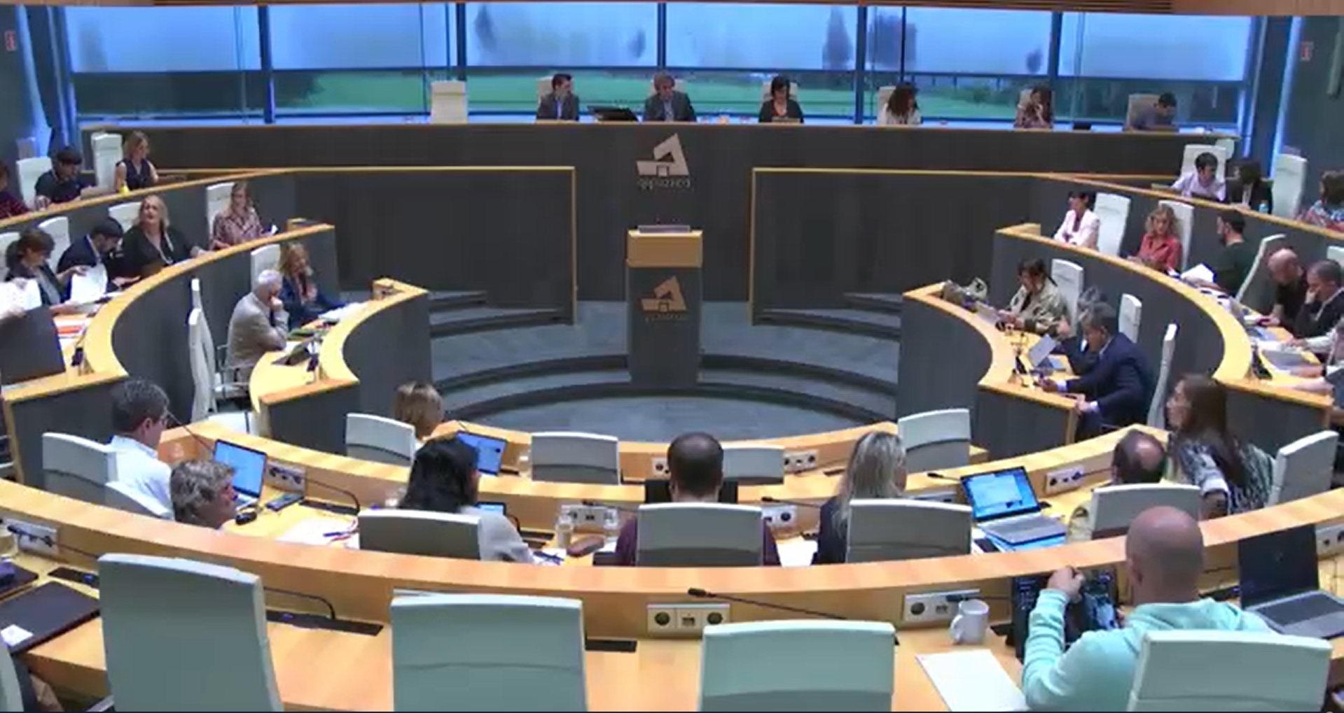 Imagen de archivo de un pleno en las Juntas Generales de Gipuzkoa