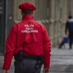Agente de la Policía Foral en una imagen de archivo