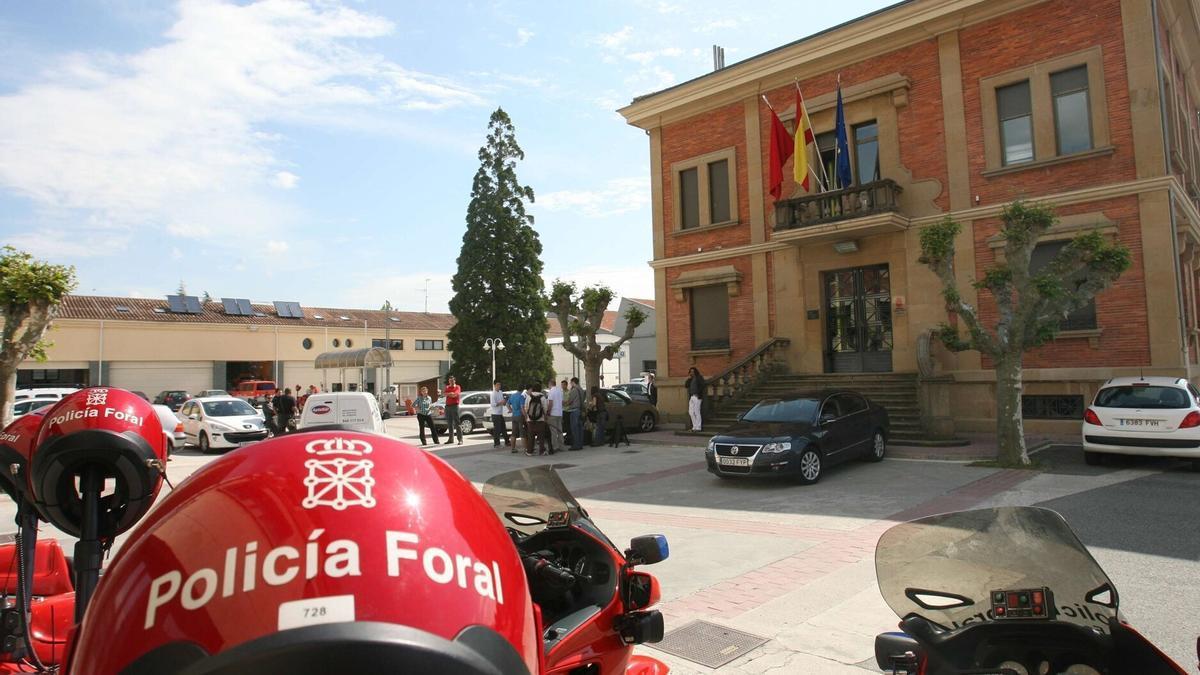 Comisaría central de la Policía Foral en Beloso. Oskar Montero