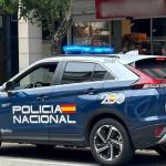 Un vehículo de la Policía Nacional
