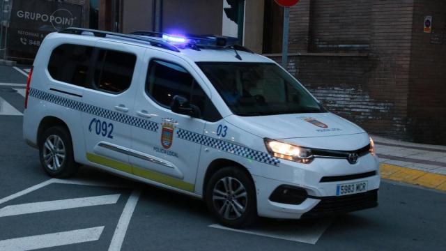 Vehículo de la Policía Local de Tudela. Fermín Pérez Nievas Vehículo de la Policía Local de Tudela. Fermín Pérez Nievas