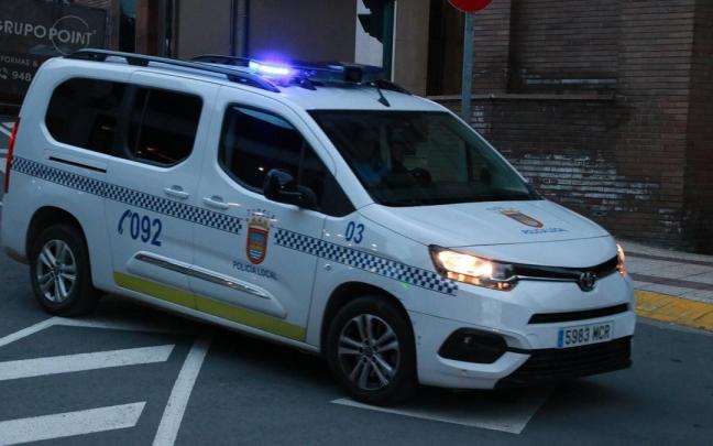 Vehículo de la Policía Local de Tudela. Fermín Pérez Nievas Vehículo de la Policía Local de Tudela. Fermín Pérez Nievas