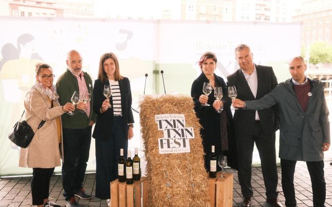 Txin Txin Fest convertirá el Arenal de Bilbao en la gran fiesta del txakoli los días 24 y 25 de mayo Txin Txin Fest convierte El Arenal de Bilbao en la gran fiesta del txakoli los días 24 y 25 de mayo