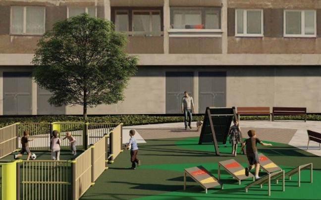 La actuación contempla, además, la creación de una zona multideportiva y de un espacio apto para perros.