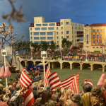 La Asociación Belenista de Bizkaia ha recreado con todo lujo de detalles el histórico recibimiento a la Gabarra del Athletic la pasada primavera 